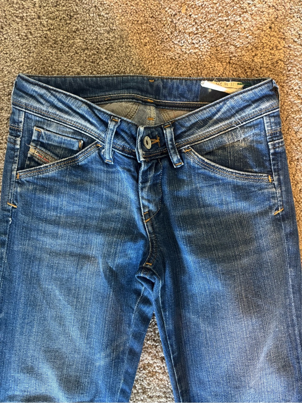 Y2K diesel jeans women muze vintage rn93248 ca25594 25x32 - Picture 2 of 11